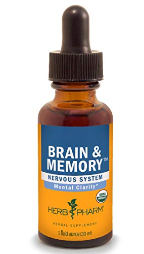 Product Cover Herb Pharm Brain and Memory Herbal Formula with Ginkgo for Memory and Concentration- 1 Ounce