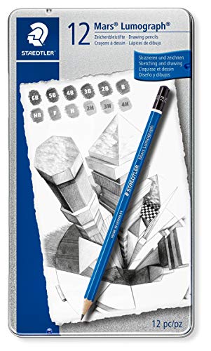 Product Cover Staedtler Mars Lumograph Drawing Pencil for Design and Drafting - Pack of 12