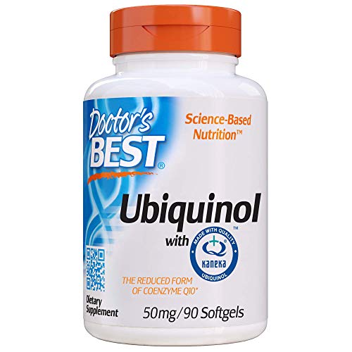 Product Cover Doctor's Best Ubiquinol with Kaneka QH, Non-GMO, Gluten Free, Soy Free, Heart Health, 50 mg, 90 SoFtgels