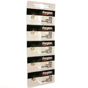Product Cover 5 Pack of Silver Oxide Energizer 319 Button Cell Watch Batteries