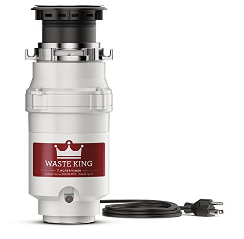 Product Cover Waste King L-111 Garbage Disposal with Power Cord, 1/3 HP