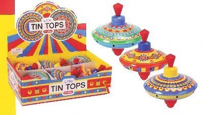 Product Cover Schylling Little Tin Top (Colors and Designs May Vary) Toy