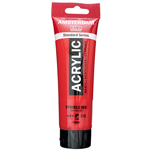 Product Cover Amsterdam Acrylic 120ml Pyrrole Red