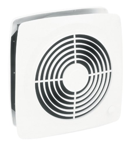 Product Cover Broan-Nutone  511  Room-to-Room Ventilation Fan, Plastic White Square Exhaust Fan, 4.5 Sones, 180 CFM, 8