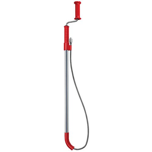 Product Cover RIDGID 59802 K-6 DH Toilet Auger, 6-Foot Toilet Auger Snake with Drop Head to Clear Clogged Toilets with Hard Angles