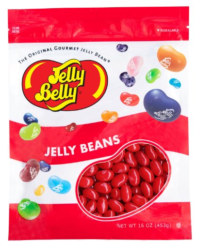 Product Cover Jelly Belly Cinnamon Jelly Beans - 1 Pound (16 Ounces) Resealable Bag - Genuine, Official, Straight from the Source