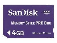 Product Cover Sandisk - 4Gb Memory Stick Pro Duo (Sdmspd-4096, Static Pack)