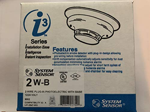 Product Cover System Sensor 2W-B i3 Series 2-wire, Photoelectric i3 Smoke Detector