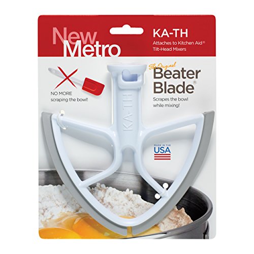 Product Cover Original Beater Blade for Kitchen Aid 4.5 and 5 Quart Tilt-Head Mixer, KA-TH, White, Made in USA