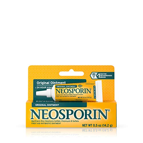 Product Cover Neosporin Original Antibiotic Ointment, 24-Hour Infection Prevention for Minor Wound, .5 oz