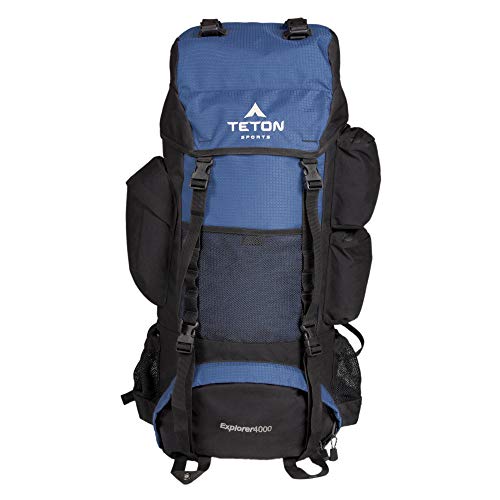 Product Cover Teton Sports Explorer 4000 Internal Frame Backpack - Not Your Basic Backpack, High-Performance Backpack for Backpacking, Hiking, Camping, Sewn-in Rain Cover