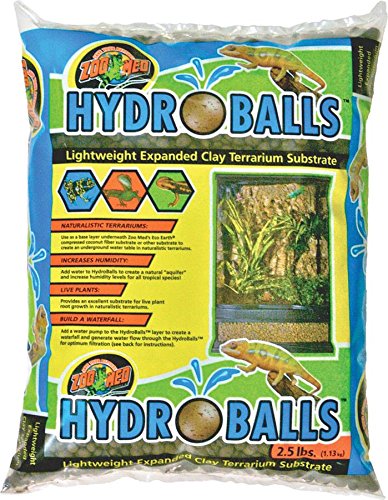 Product Cover Zoo Med HydroBalls Lightweight Expanded Clay Terrarium Substrate, 2.5 Pounds