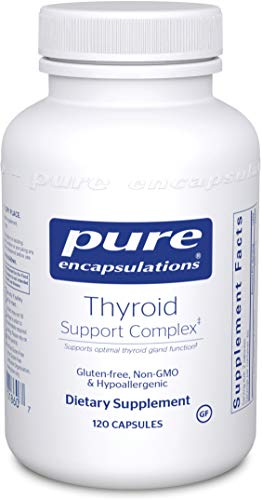 Product Cover Pure Encapsulations - Thyroid Support Complex - Hypoallergenic Supplement with Herbs and Nutrients for Optimal Thyroid Gland Function* - 120 Capsules