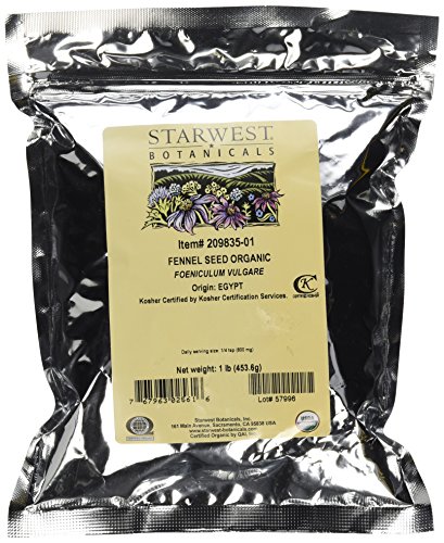 Product Cover Organic Fennel Seed by Starwest Botanicals - 1 lbs
