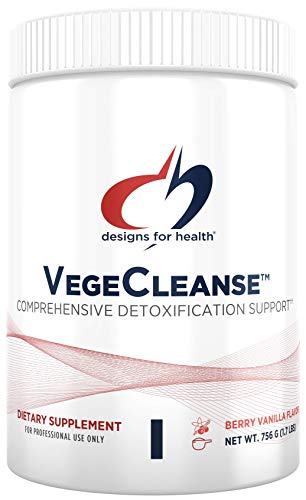 Product Cover Designs for Health VegeCleanse - Berry-Vanilla Pea Protein Detox with 14g Pea Protein VegeCleanse (21 Servings / 756g)