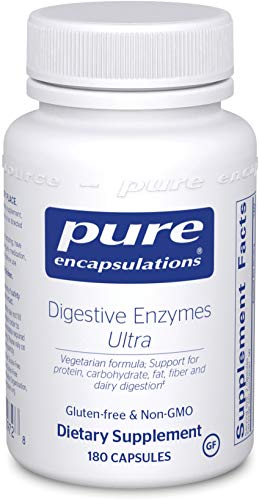 Product Cover Pure Encapsulations - Digestive Enzymes Ultra - Comprehensive Blend of Vegetarian Digestive Enzymes - 180 Capsules