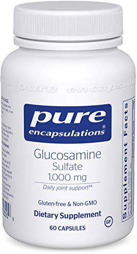 Product Cover Pure Encapsulations - Glucosamine Sulfate 1000 mg - Dietary Supplement Supports Healthy Cartilage and Joint Function* - 60 Capsules