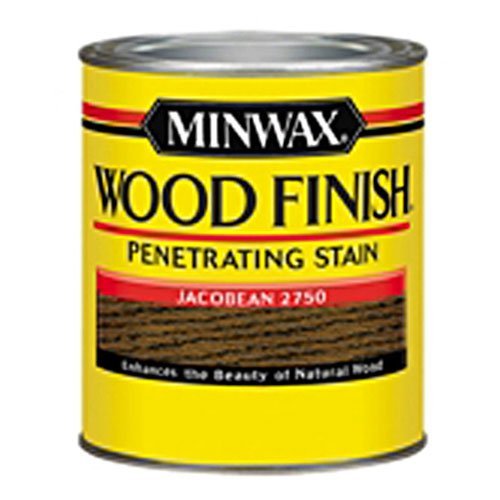 Product Cover Minwax 227504444  Wood Finish Penetrating Interior Wood Stain, 1/2 pint, Jacobean