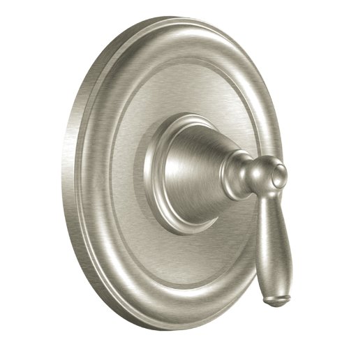 Product Cover Moen T2151BN Brantford Posi-Temp Pressure Balancing Traditional Tub and Shower Valve Trim Kit Valve Required, Brushed Nickel