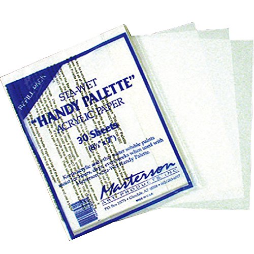 Product Cover Masterson Sta-Wet Handy Palette Pack Of 30 Handy Palette Acrylic Paper 8 1/2 In. X 7 In.