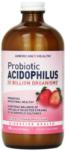 Product Cover American Health Acidophilus Natural Strawberry - 16 fl oz