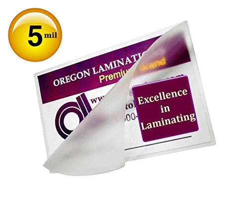 Product Cover Hot Laminating Pouches 5 Mil (Pk of 100) 11-1/4 x 17-1/4 Mini-Menu Size Laminator Sleeves Clear Glossy