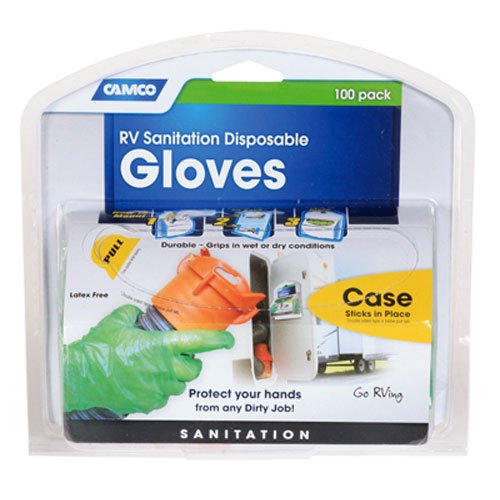 Product Cover Camco 40285 RV Green Disposable Dump Glove - 50 Pairs