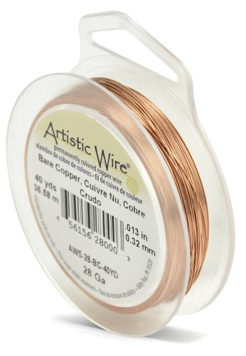 Product Cover Beadalon Artistic, 28 Gauge, Bare Copper, 40 yd (36.6 m) Craft Wire