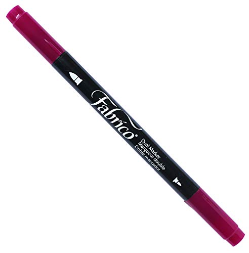 Product Cover Tsukineko Dual-Ended Fabrico Marker Color-Fast, Burgundy