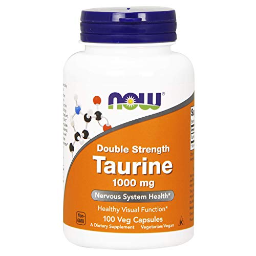 Product Cover Now Foods, Taurine, Double Strength, 1,000 mg, 100 Veg Capsules