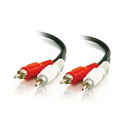 Product Cover C2G 40465 Value Series RCA Stereo Audio Cable, Black (12 Feet, 3.65 Meters)
