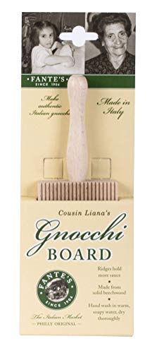 Product Cover Fantes Gnocchi Board, Beechwood, 8-Inches, The Italian Market Original since 1906