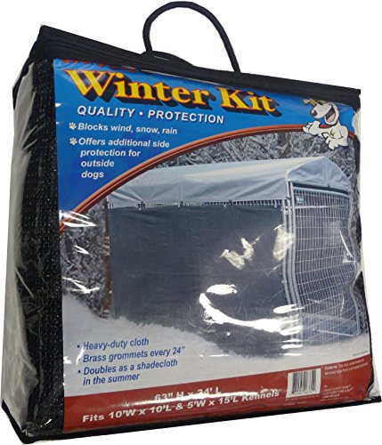 Product Cover Lucky Dog Weatherguard Extra Large Shade Cloth/Winterization Kit with Grommets (57in. H x 34ft. L), Fits 10ft. X 10ft. Or 5ft. X 15ft. Outdoor Cages and Pens