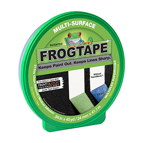 Product Cover FrogTape CF 120 Painter's Tape, Multi-Surface, 24mm x 55m, Green, 1 Roll (187649)