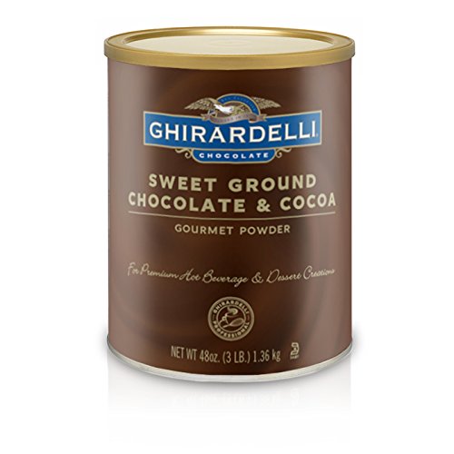 Product Cover Ghirardelli Chocolate Sweet Ground Chocolate & Cocoa Beverage Mix, 48 oz Canister