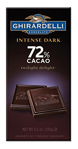 Product Cover Ghirardelli Chocolate Intense 72% CacaoBars - 3.5 oz - 6 pk