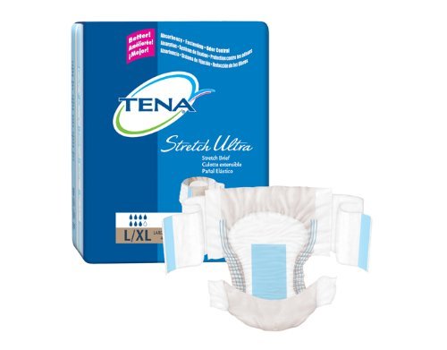 Product Cover Tena Ultra Stretch Briefs Size Large/XL Case/72 (2 bags of 36)