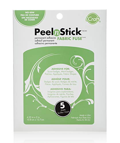 Product Cover iCraft PeelnStick Fabric Fuse Sheets, 4.25 Inches x 5 Inches