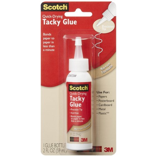 Product Cover Scotch Quick Drying Tacky Glue 2 Ounces- (MMM6052)