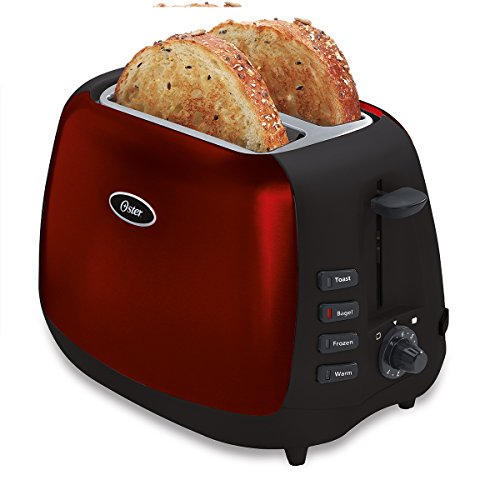 Product Cover Oster Inspire 2-Slice Toaster, Red/Black (006595-001-000)