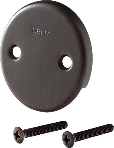 Product Cover Delta Faucet RP31556RB Overflow Plate and Screws, Venetian Bronze