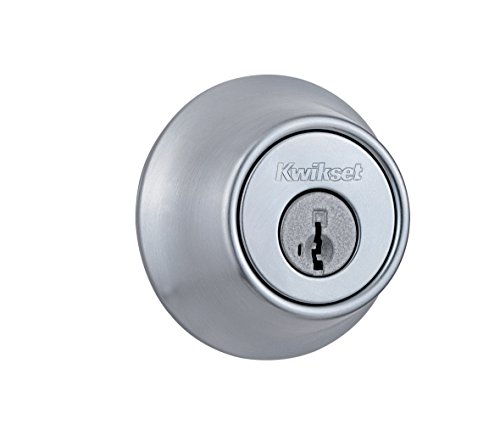 Product Cover Kwikset 660 Single Cylinder Deadbolt featuring SmartKey Security in Satin Chrome