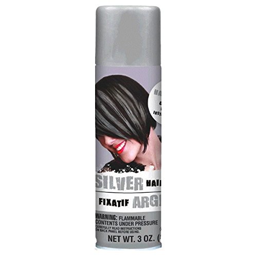 Product Cover Amscan HCS-18 Color Hair Spray 3 oz, Silver