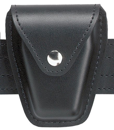 Product Cover Safariland Duty Gear Chrome Snap Flap Top Handcuff Pouch (Plain Black)