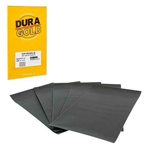 Product Cover Dura-Gold - Premium - Wet or Dry - 2000 Grit - Professional Cut to 5-1/2