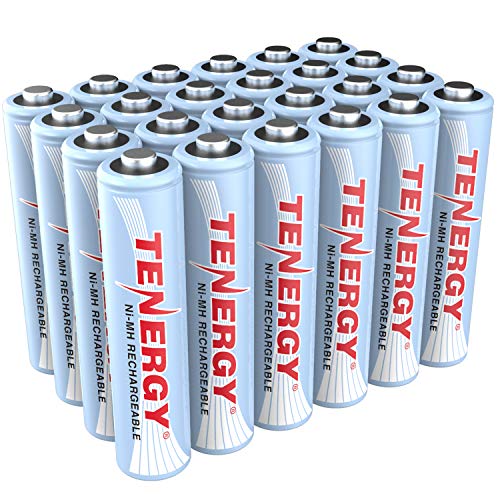 Product Cover Tenergy AAA Rechargeable Battery, High Capacity 1000mAh NiMH AAA Battery, 1.2V Triple A Batteries 24-Pack