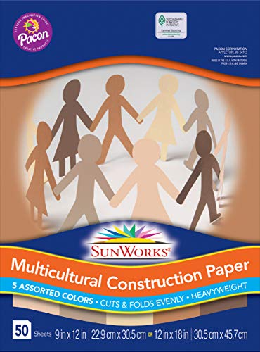 Product Cover SunWorks 9512 Multicultural Construction Paper, 12