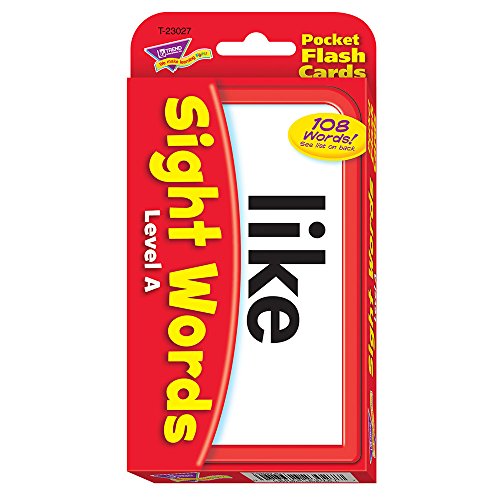 Product Cover Trend Enterprises Sight Words Level-A Pocket Flash Cards