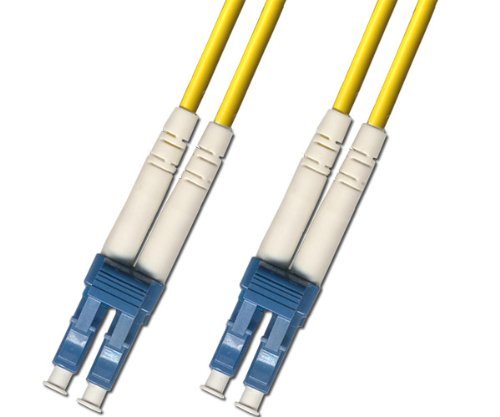 Product Cover 2 Meter Singlemode Duplex Fiber Optic Cable (9/125) - LC to LC - Yellow