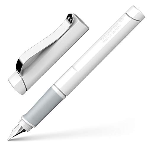 Product Cover Schneider Base Uni Fountain Pen, Medium Tip, Blue Ink, White Barrel, 1 Each (160249)